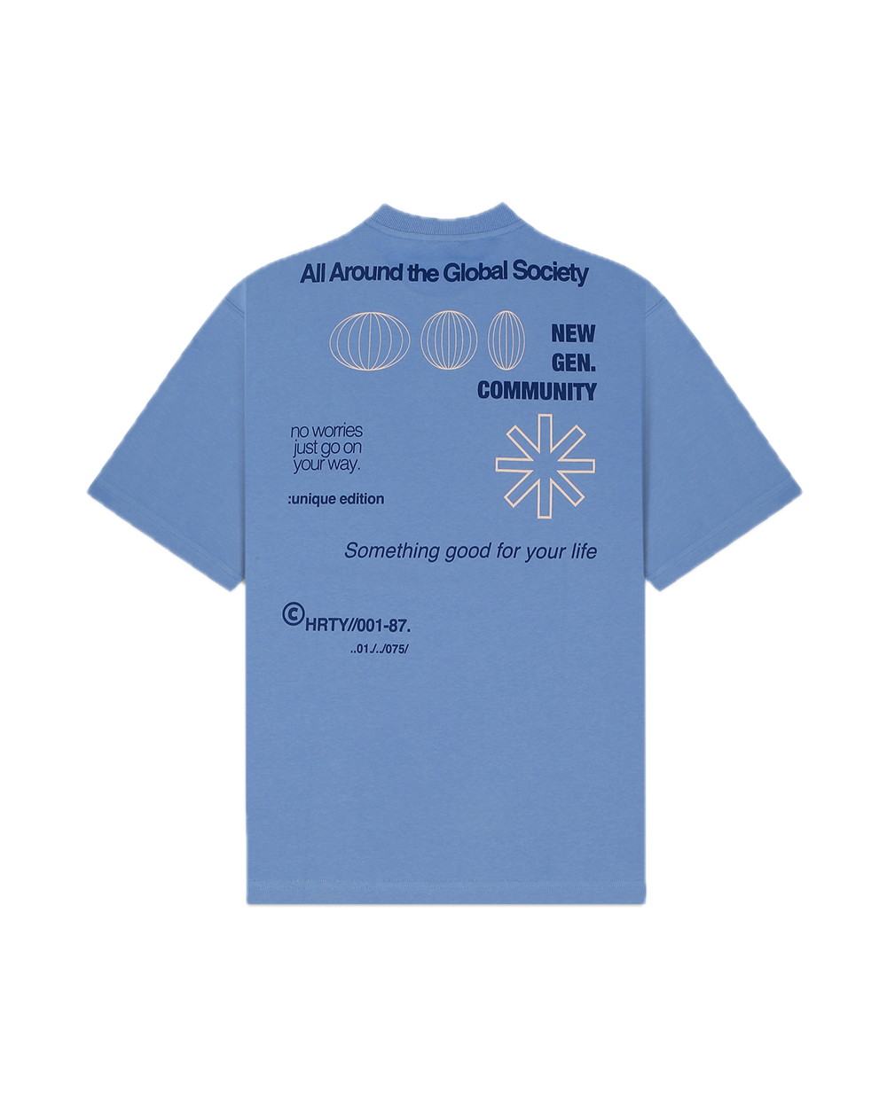 HEARTY GLOBAL COMMUNITY T-SHIRT - LILAC (UNISEX)
