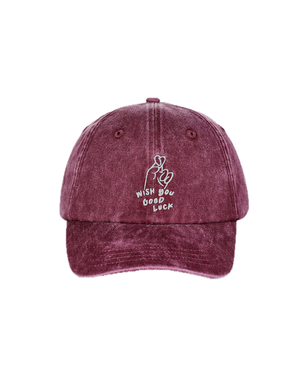 WISH YOU GOOD LUCK- RED WASHED