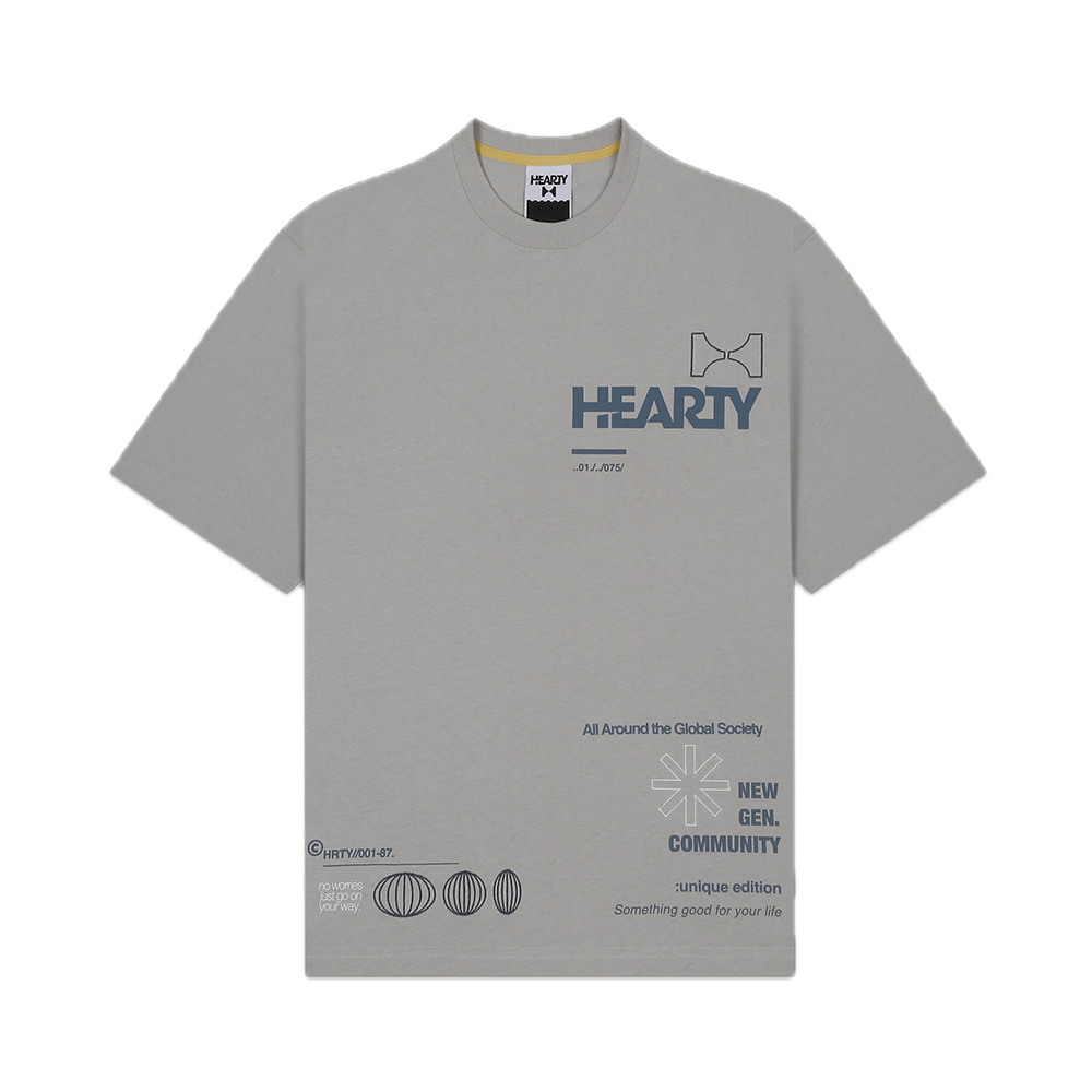 GLOBAL COMMUNITY | LIGHT GREY T-SHIRT product image
