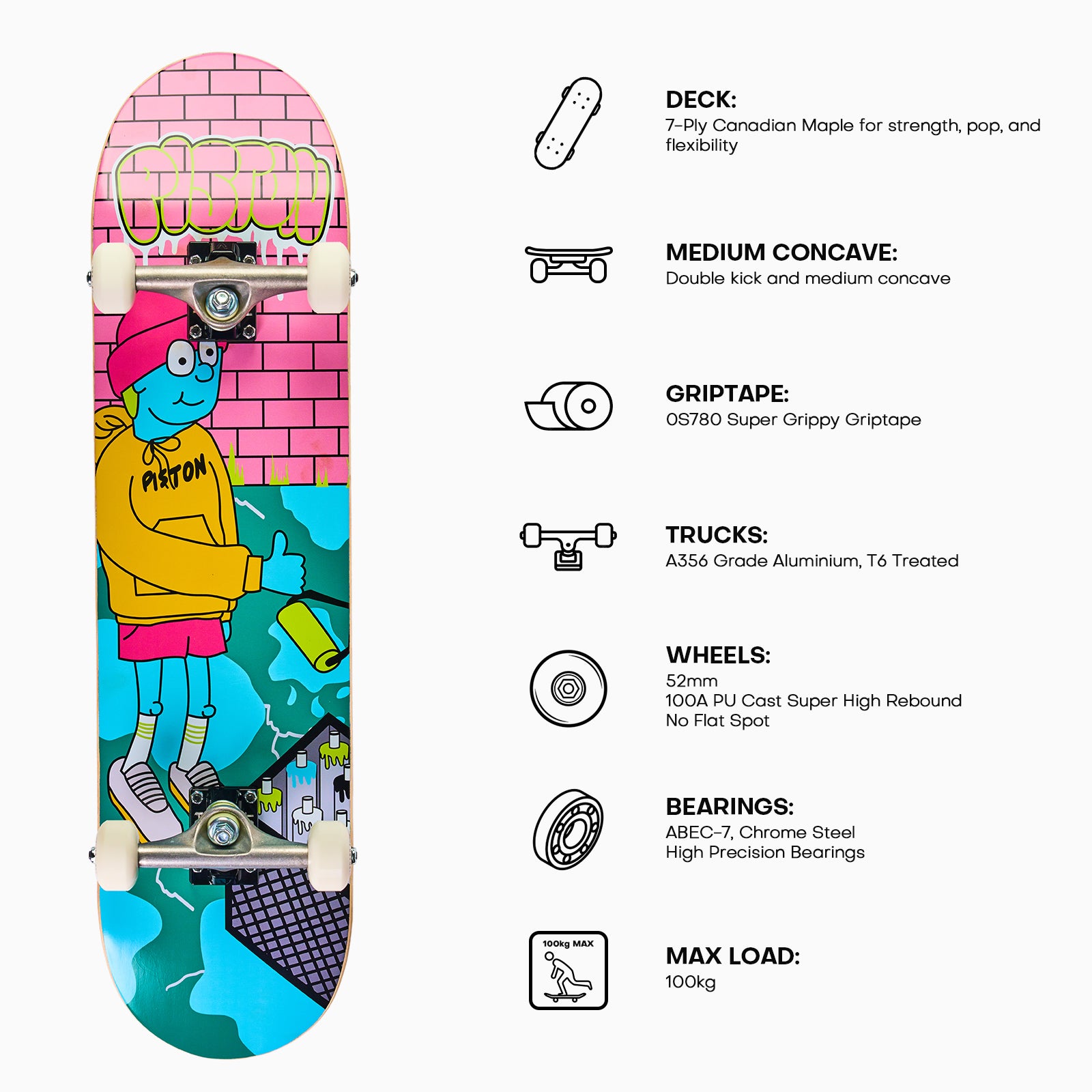 GRAFFITI 8.0- BEGNNIER SKATEBOARD