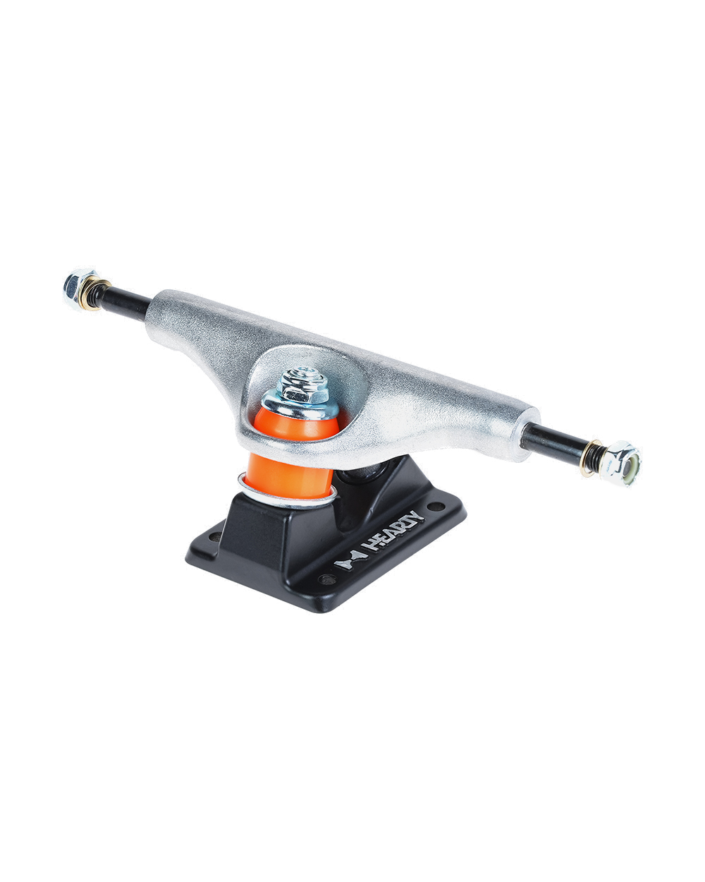 Hearty Skateboard Trucks- TorvX SERIES- Raw/Black