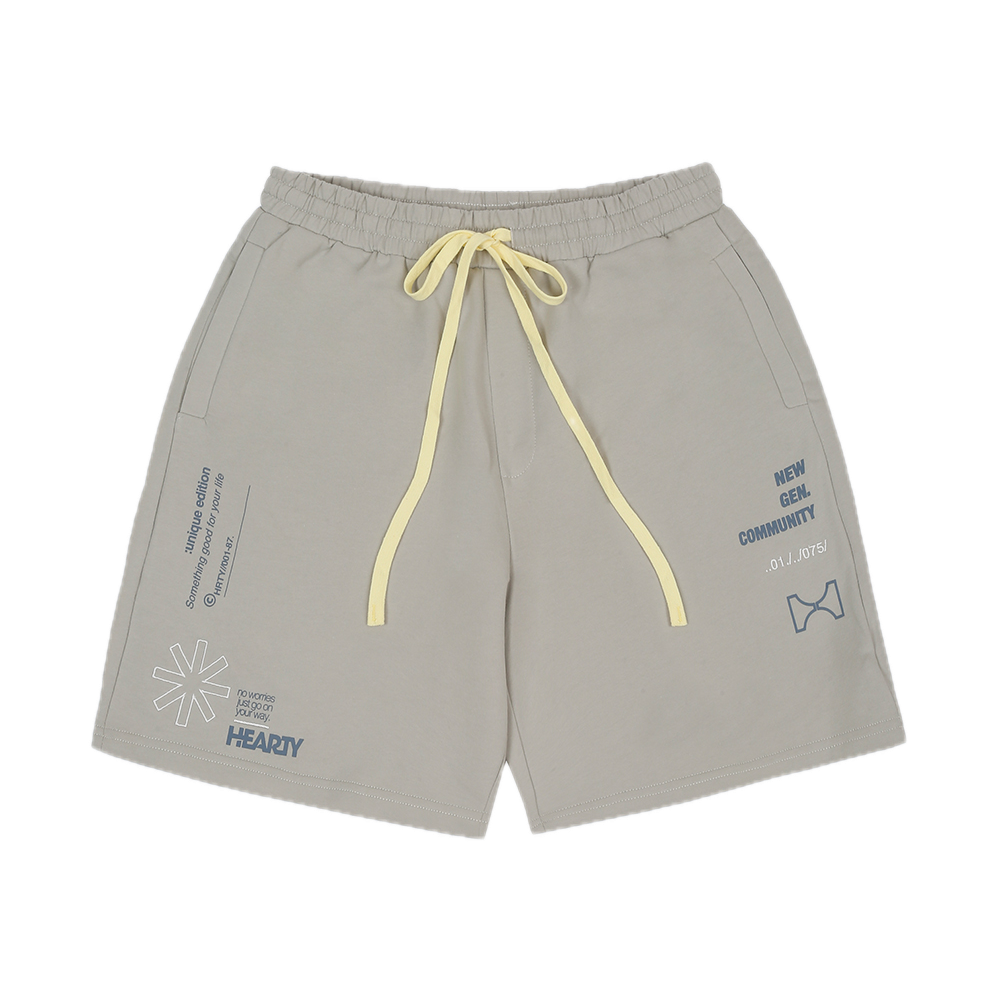 GLOBAL COMMUNITY | GREY SHORTS product image