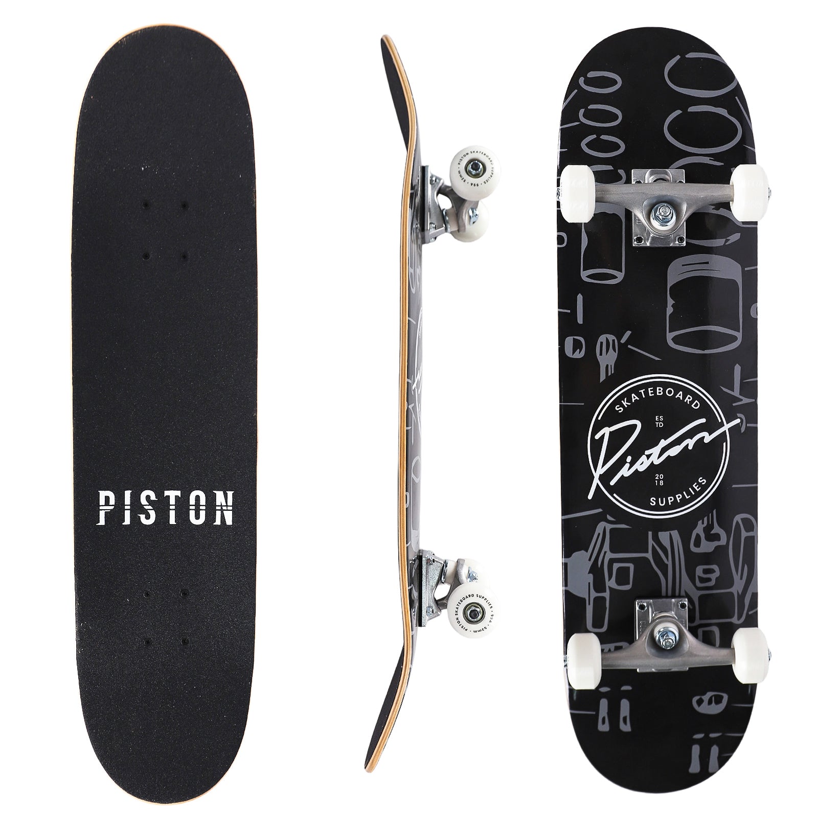 DIAGRAM I 8.0 COMPLETE SKATEBOARD