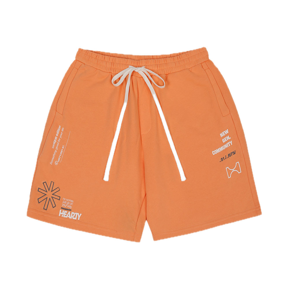 GLOBAL SOCIETY | ORANGE SHORTS product image