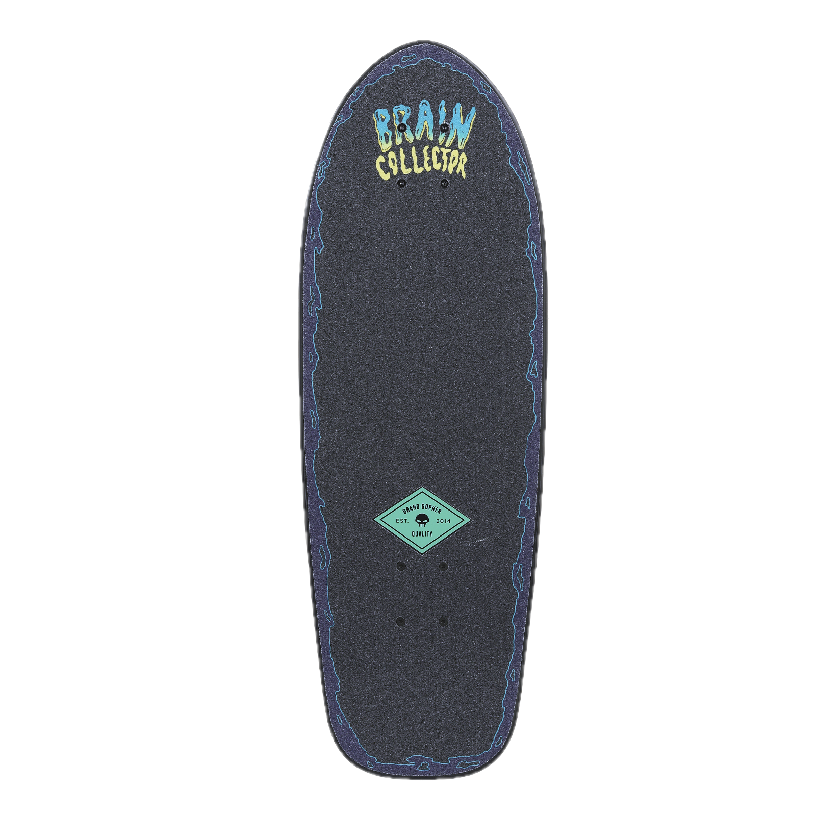 Grand Gopher Surf Skate-Brain Collector Green- 28 Inches (Best Size for Girl)
