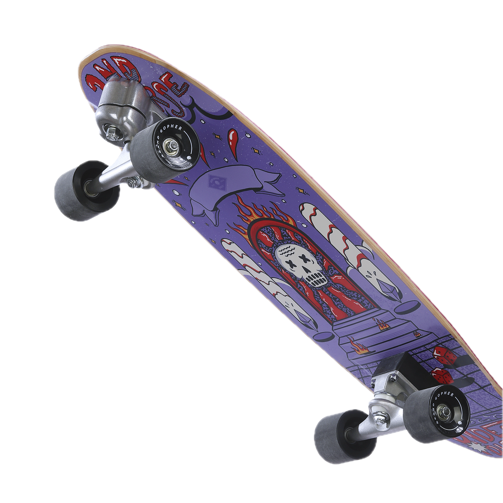 Grand Gopher Surf Skate-2nd Universe Purple 02- 30.5 Inches