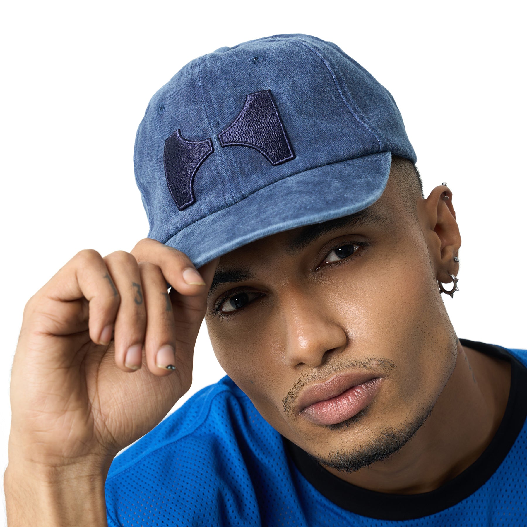 DENIM UNSTRUCTURED WASHED BLUE