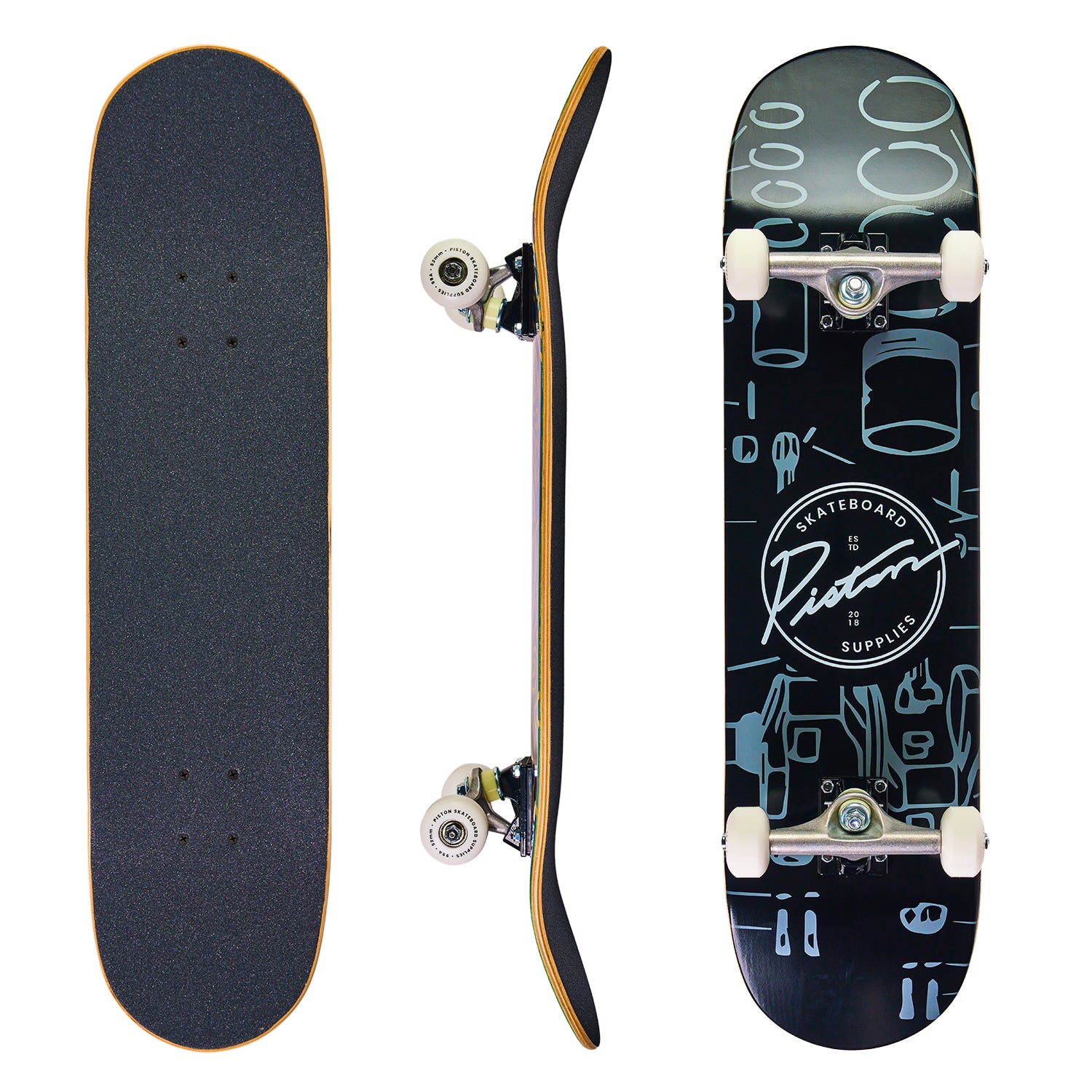 DIAGRAM SKATEBOARD - COMPLETE