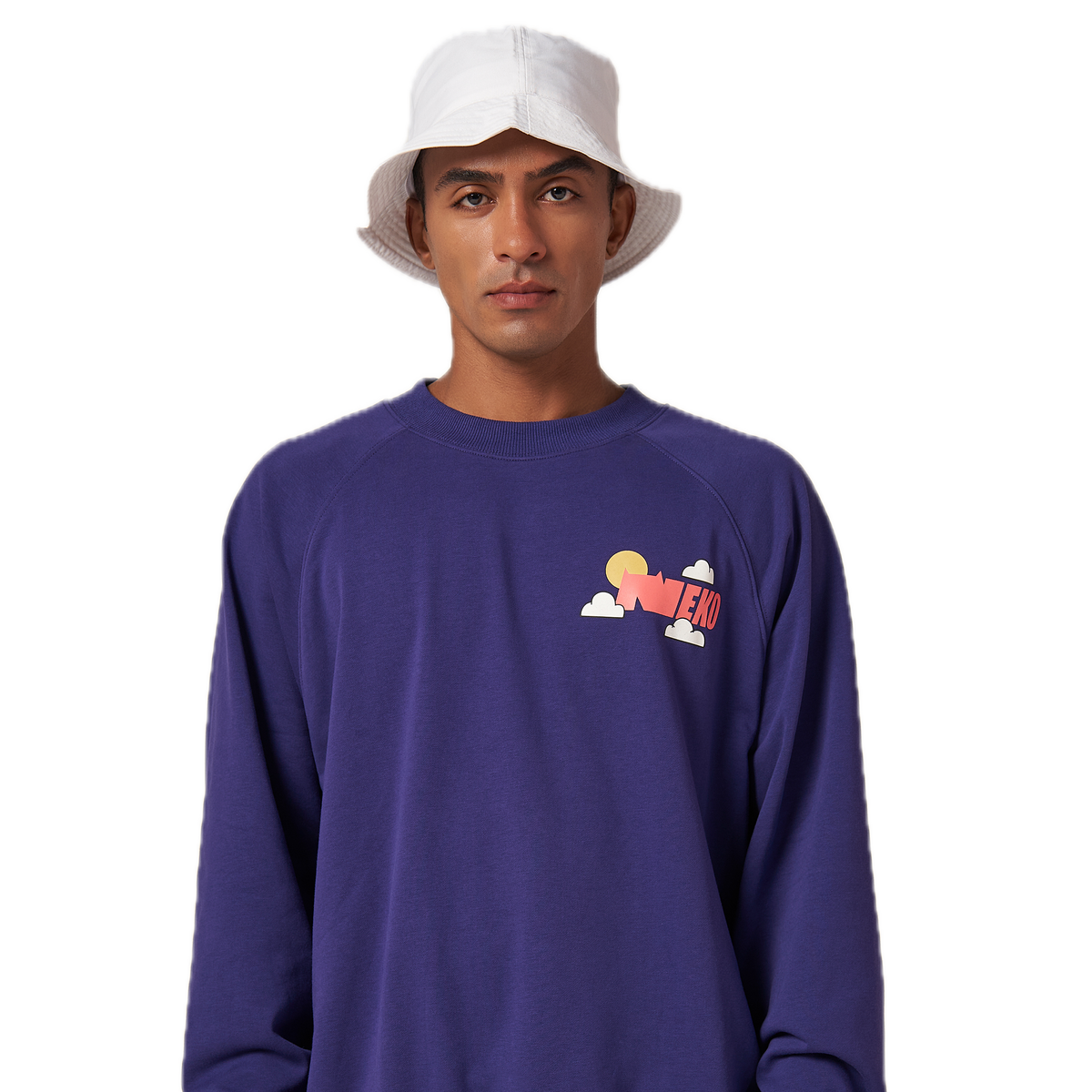 URBAN WHITE | BLUE SWEATSHIRT product image