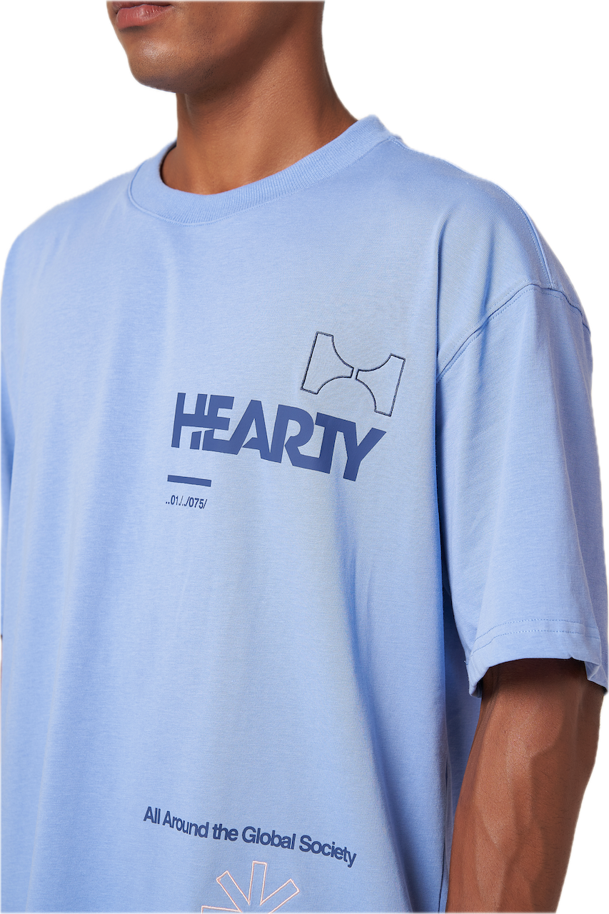 HEARTY GLOBAL COMMUNITY T-SHIRT - LILAC (UNISEX)
