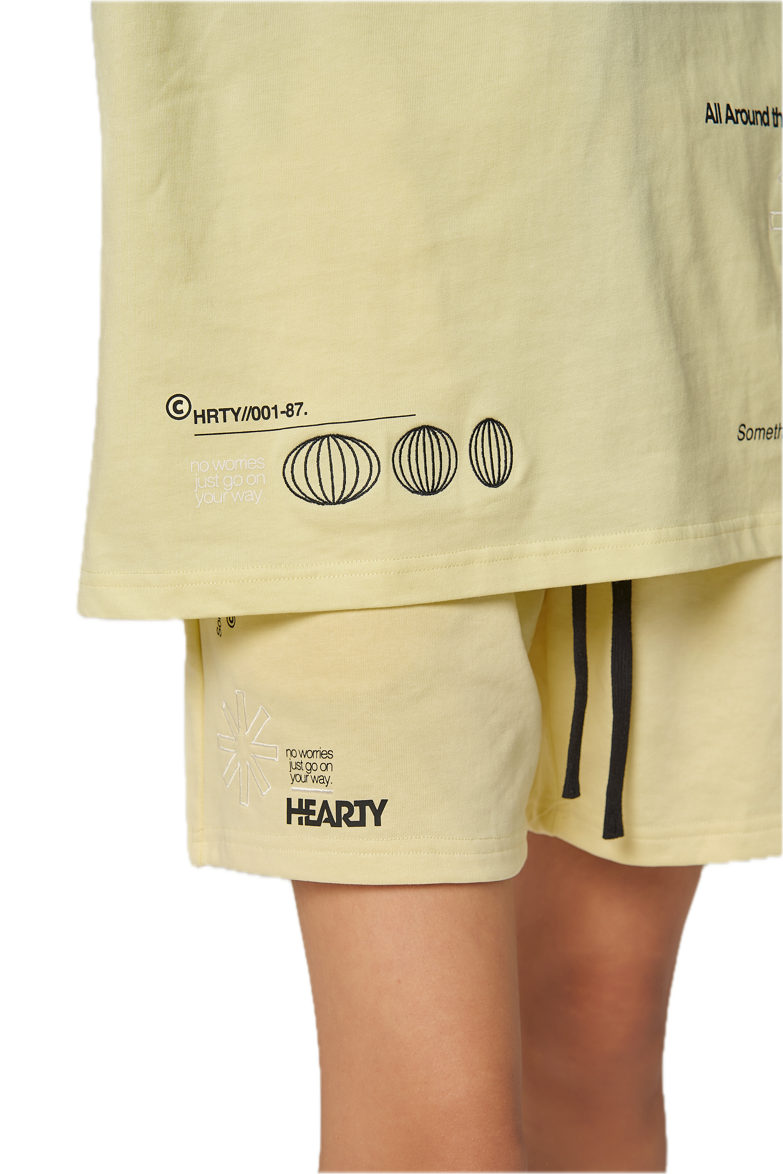 Global Society Yellow Shorts