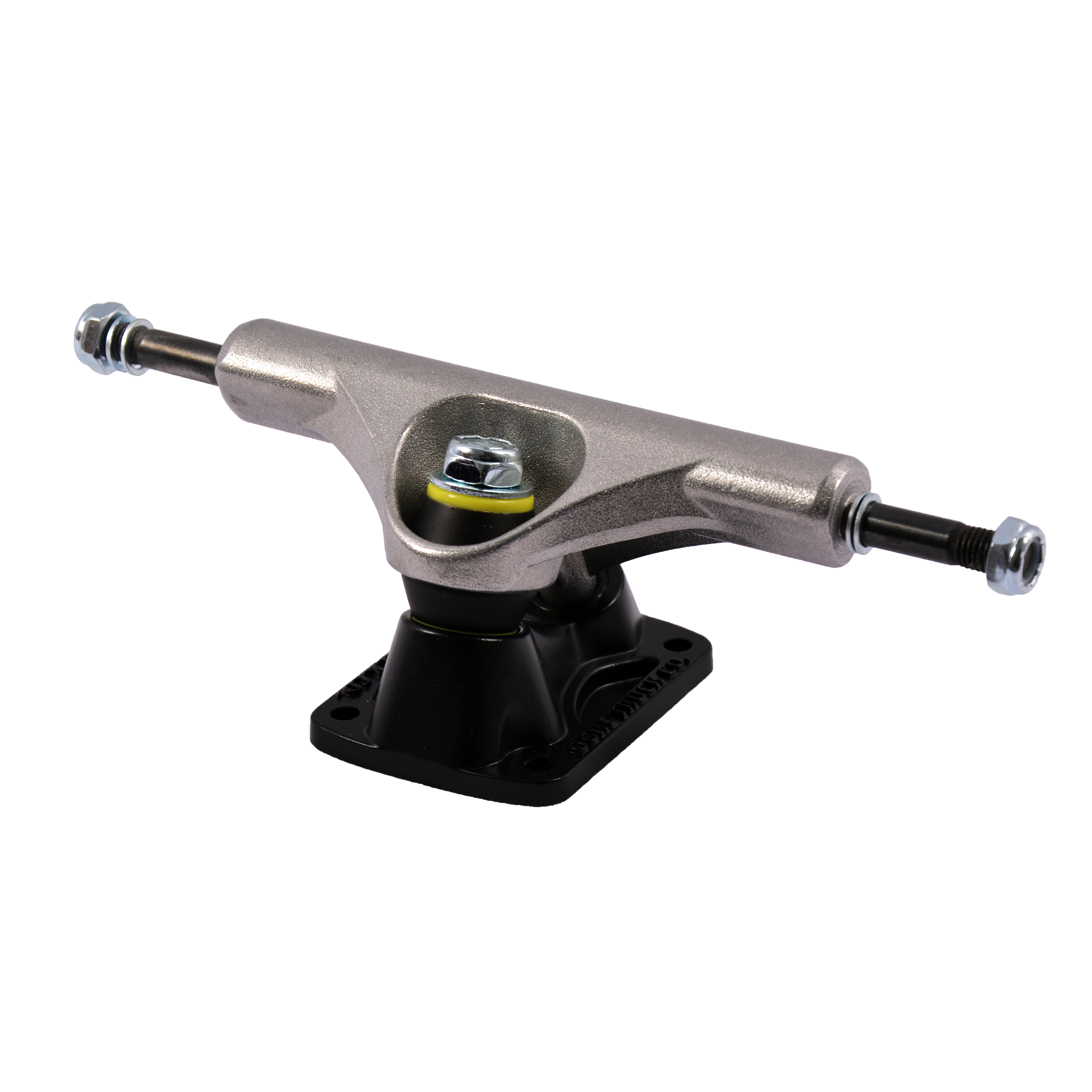 OGRE SKATEBOARD TRUCKS- PLUTO SERIES- RAW/MATTE BLACK