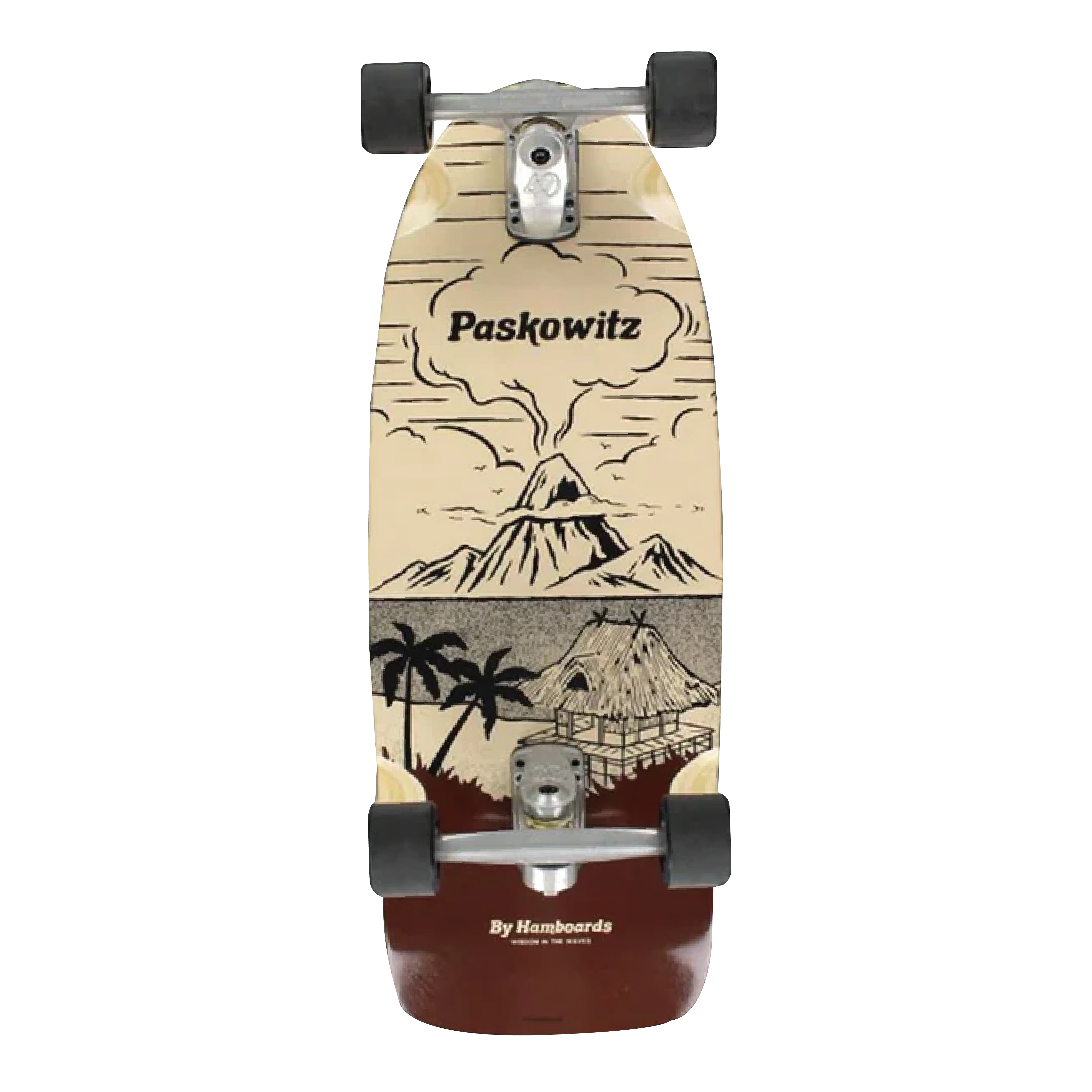 Hamboards Paskowitz Surfskate- Hut Island 30