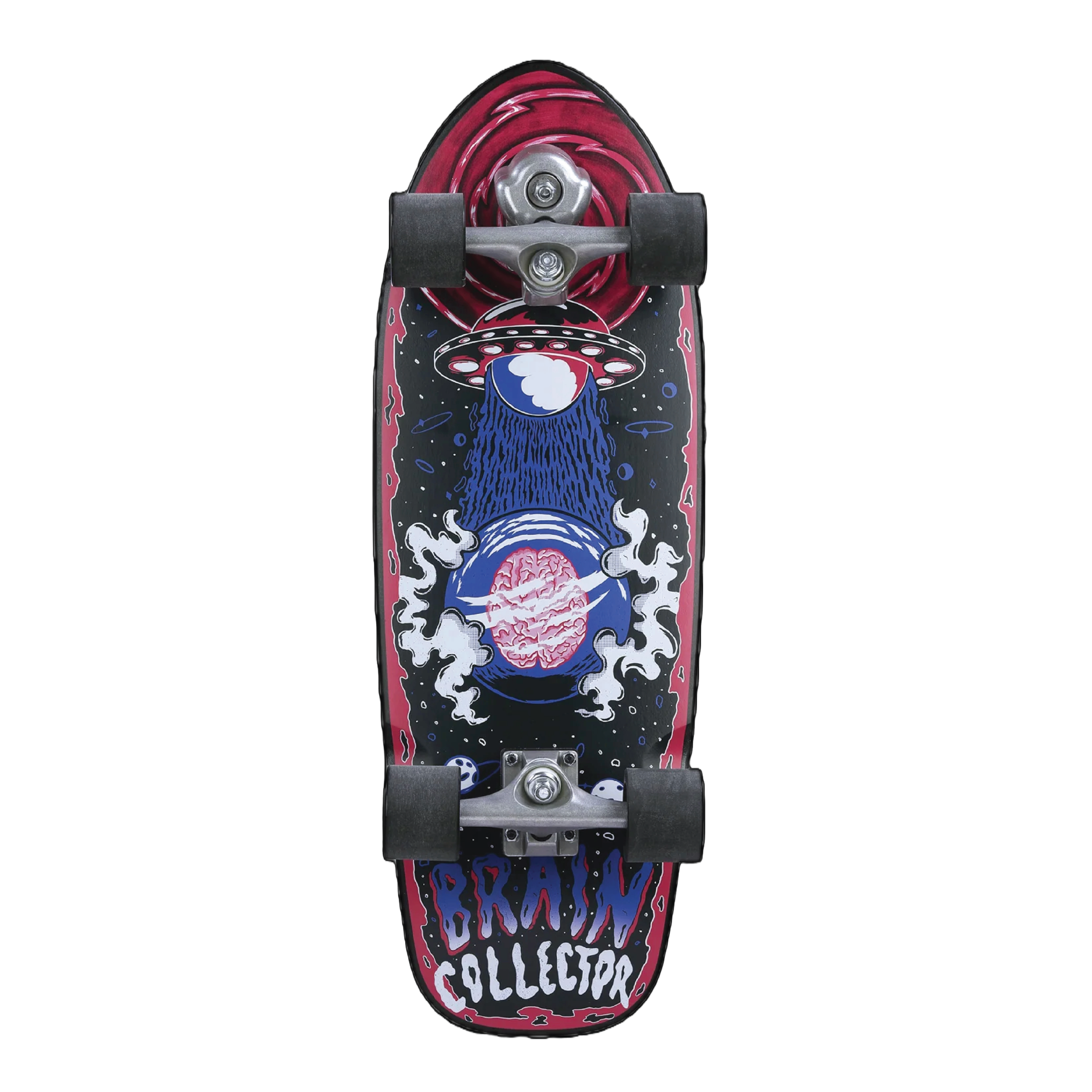Grand Gopher Surf Skate-Brain Collector RED- 28 Inches (Best Size for Girl)