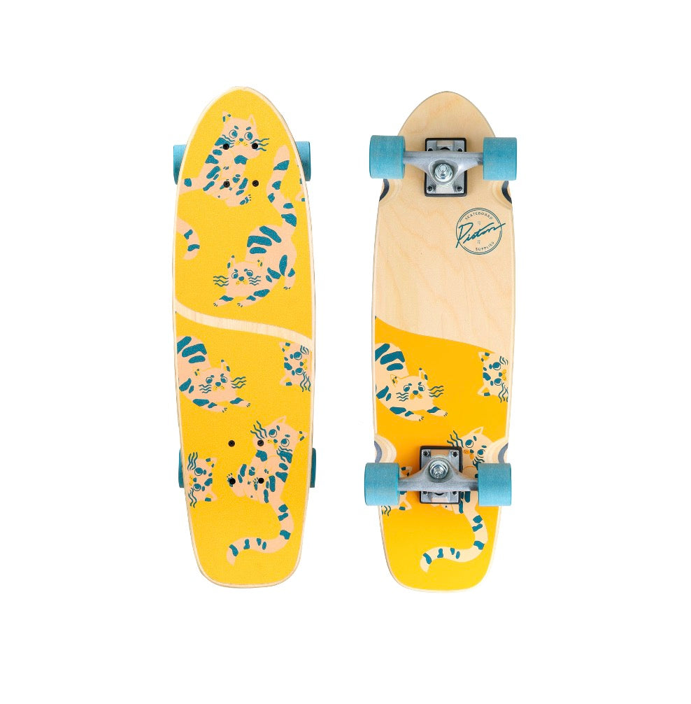Piston Cruiser 8" x 28"- CAT'S RULE THE WORLD CRUISER