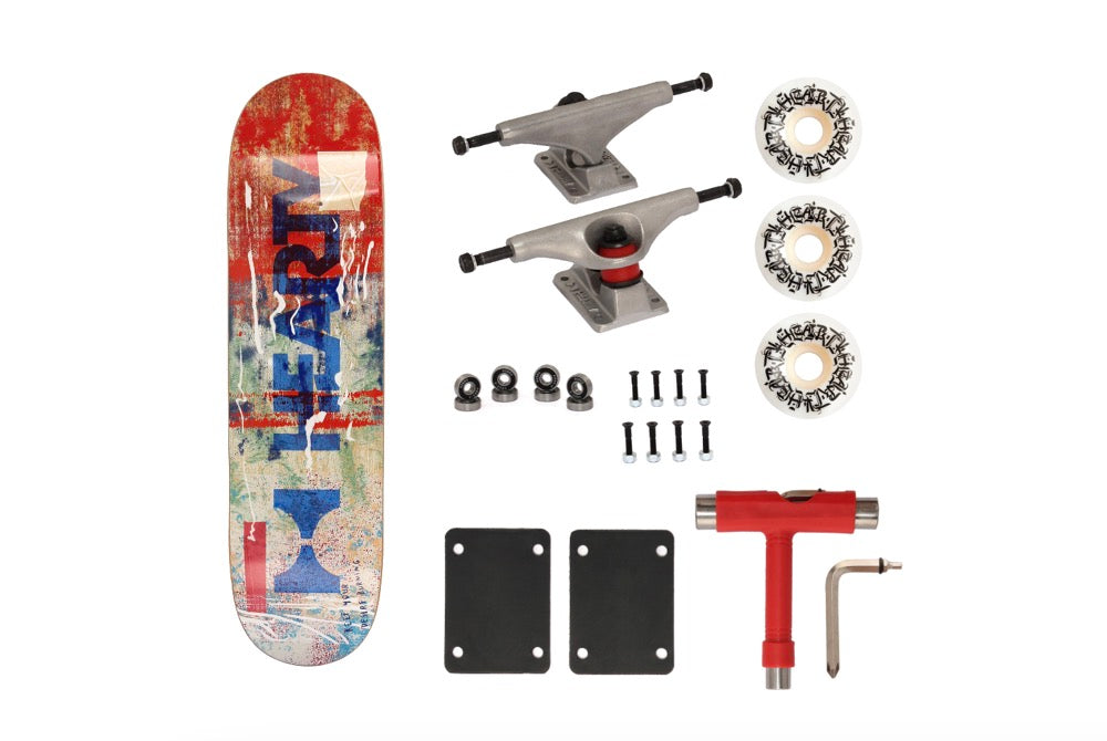 Hearty Skateboard Pack Unassembled 8.0" & 8.25"Urban S