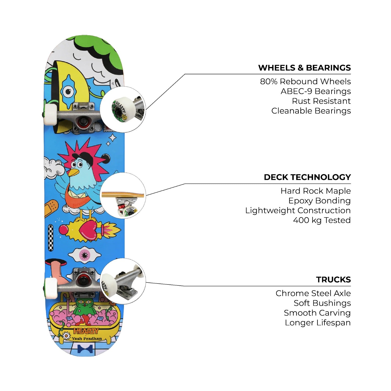 WINTER COOL | COMPLETE SKATEBOARD