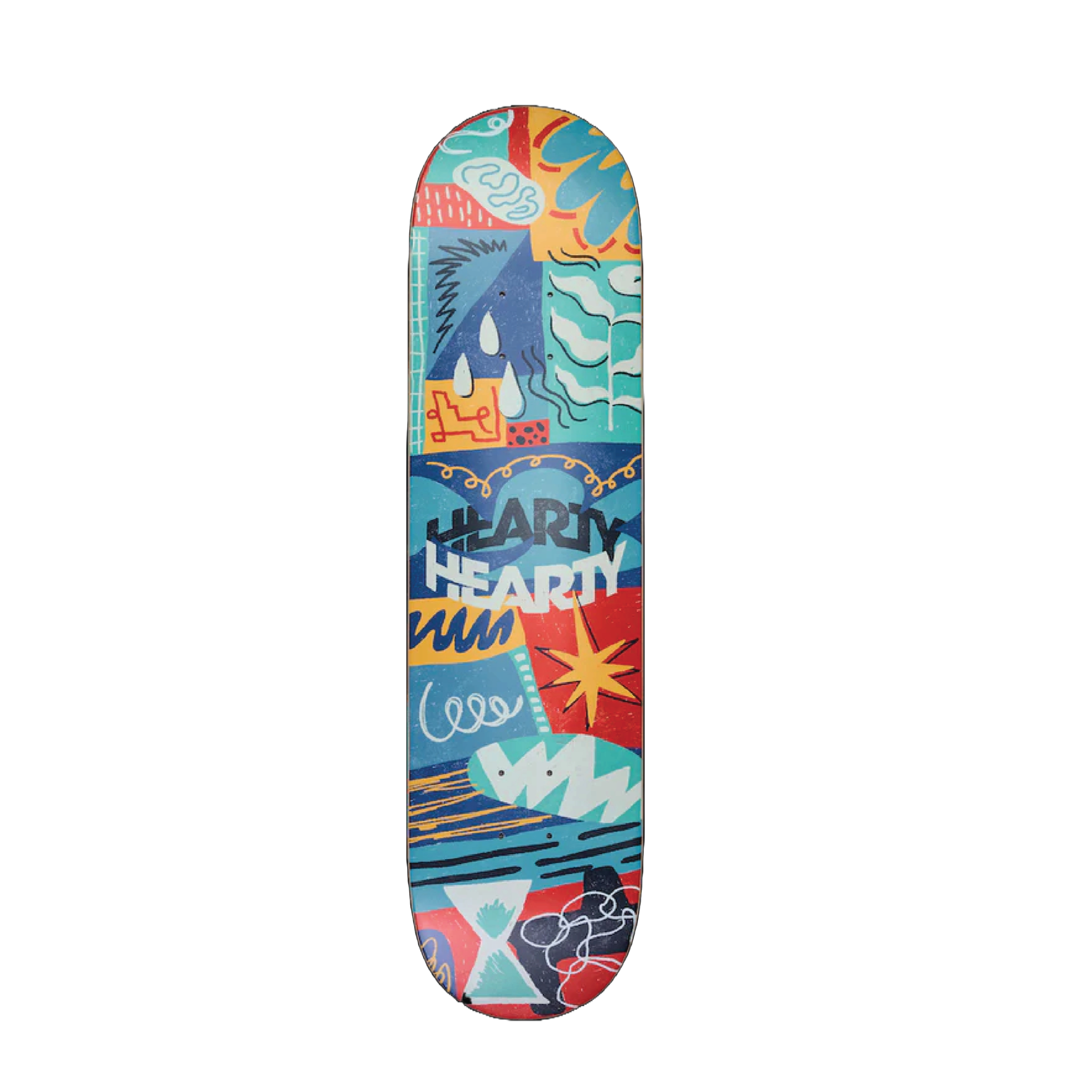 Hearty Skateboard Deck -Tetran Twist