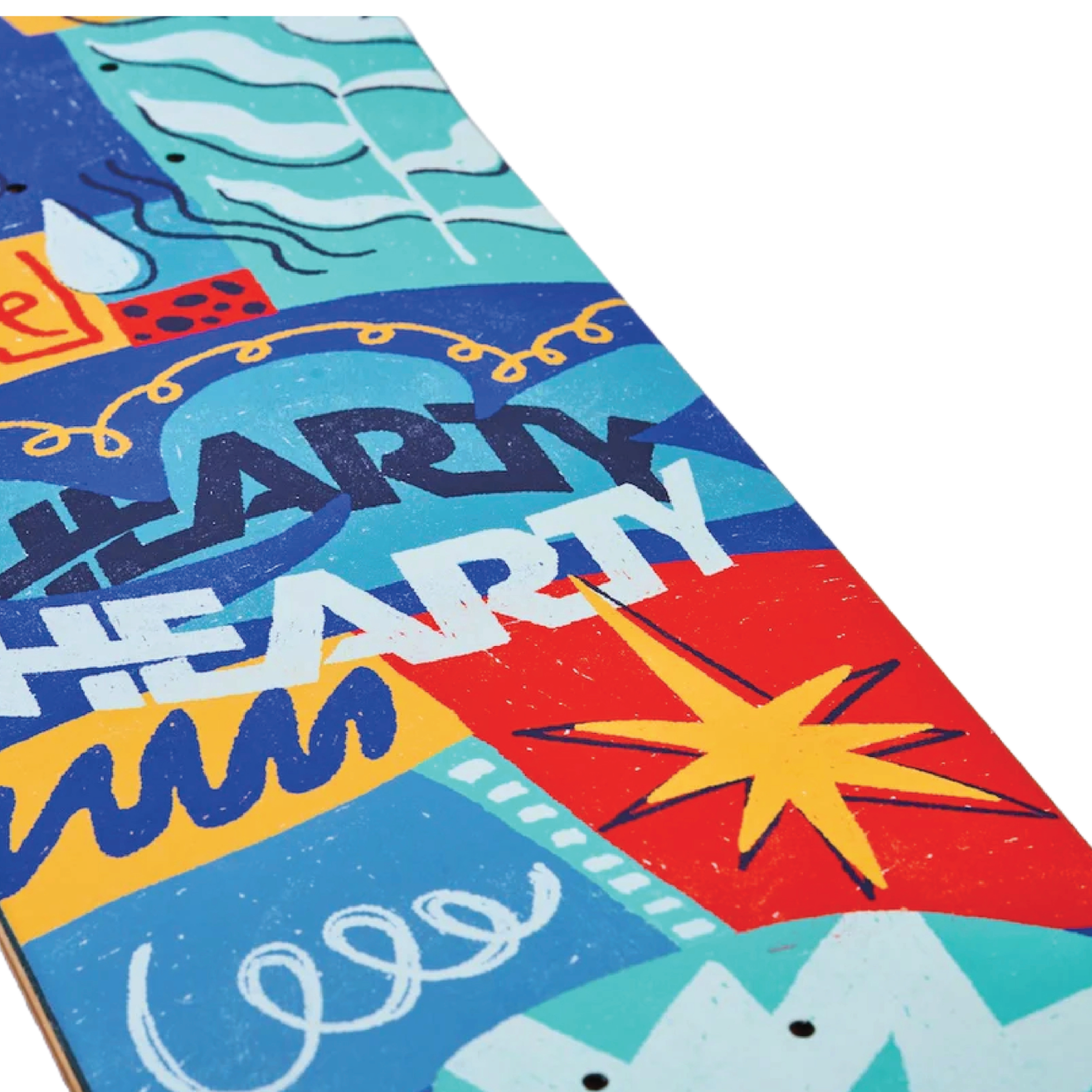 Hearty Skateboard Deck -Tetran Twist