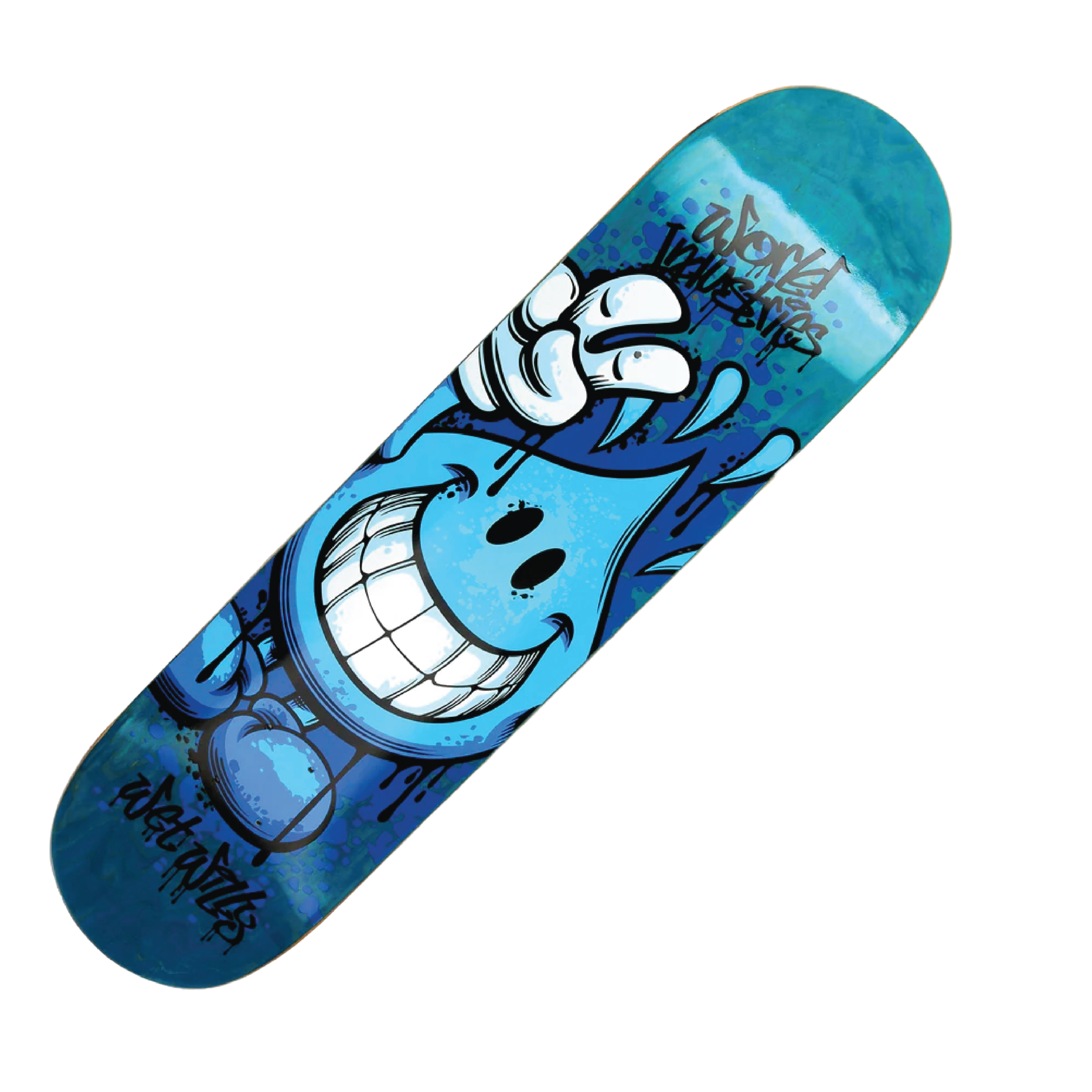 World Industries Deck-Raw Wet Willy 8.0”-Blue