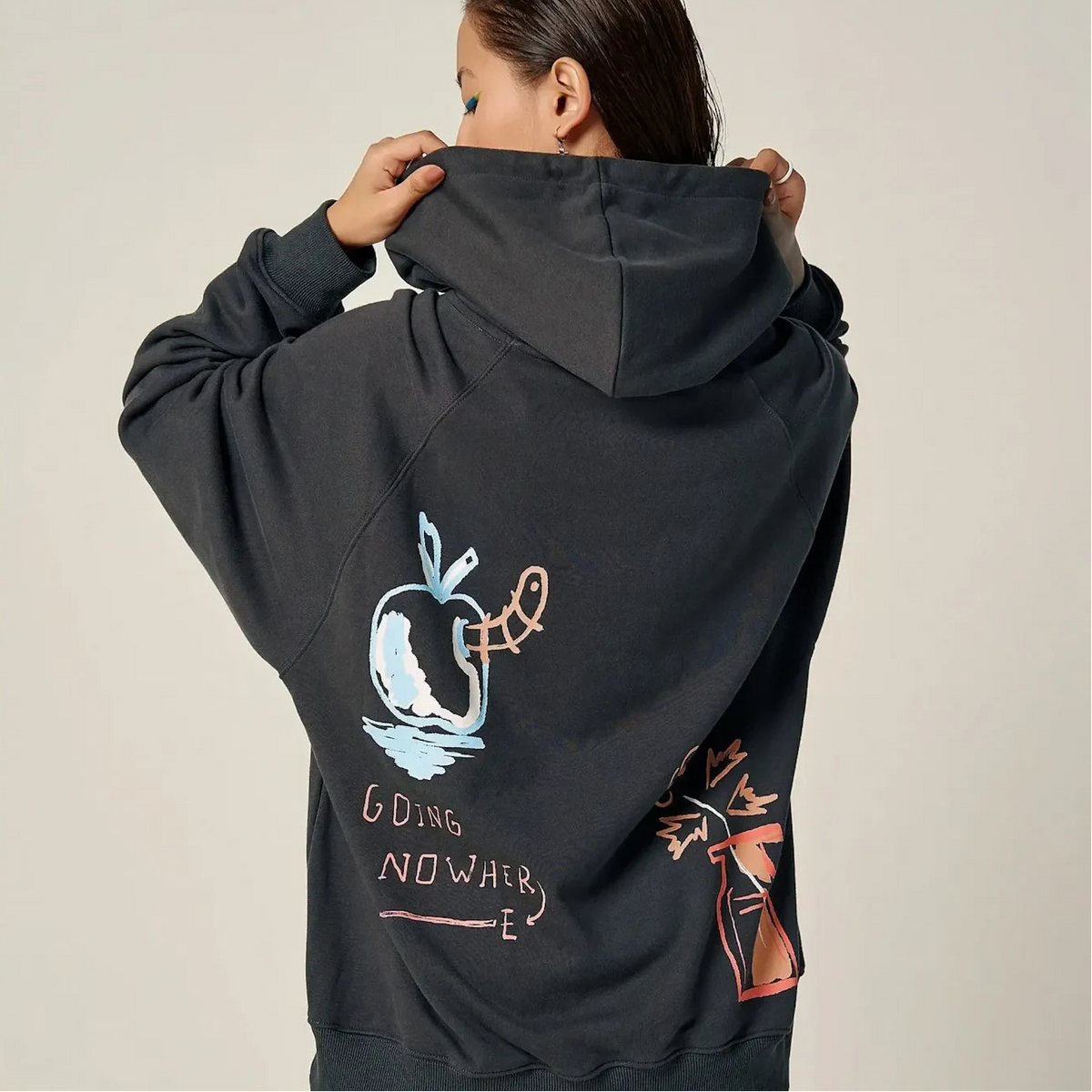 DAILY SUCCESS | DARK CHARCOL GREY HODDIE