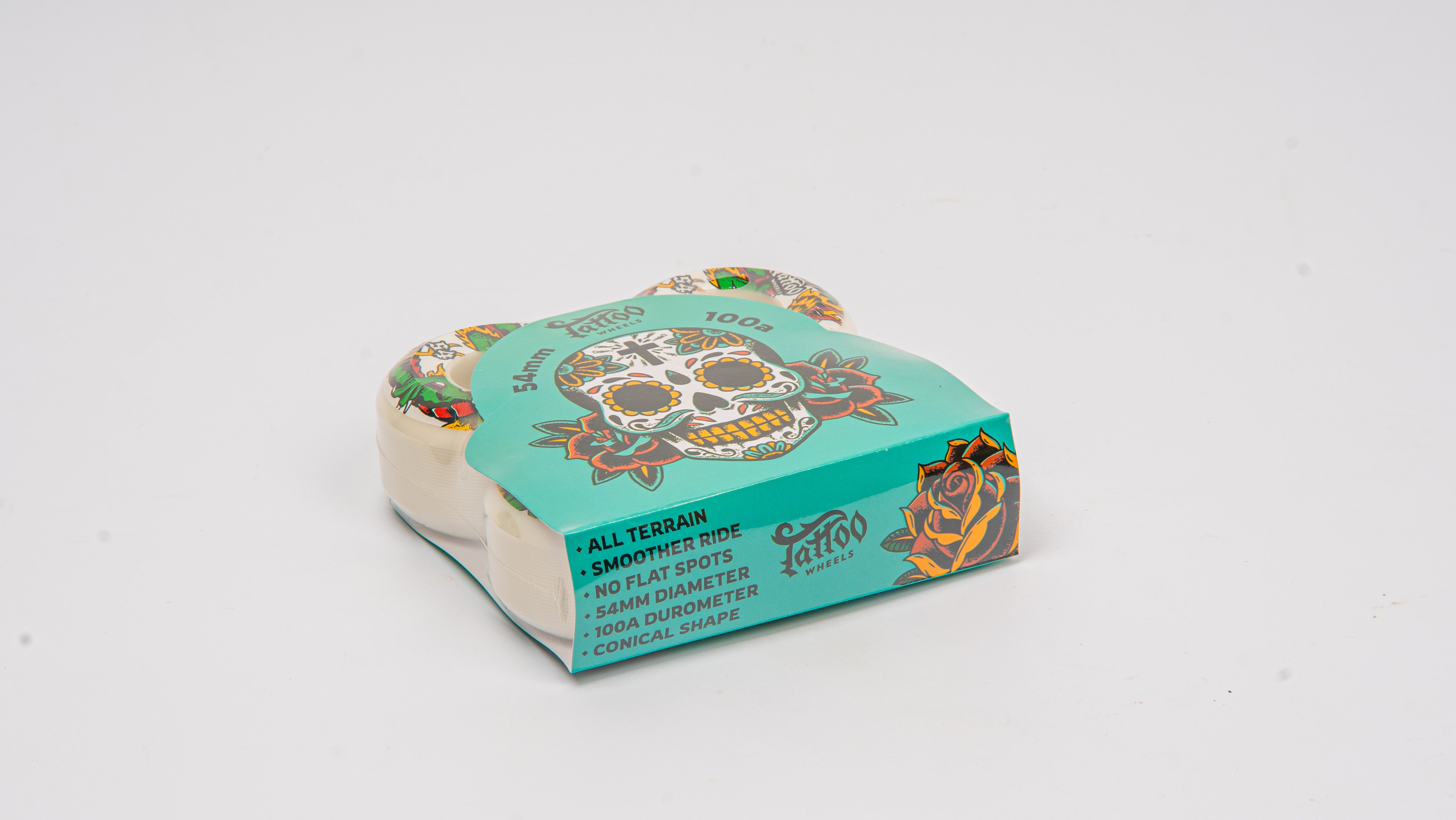 Tattoo Skateboard Wheels 54mm/ SKULL