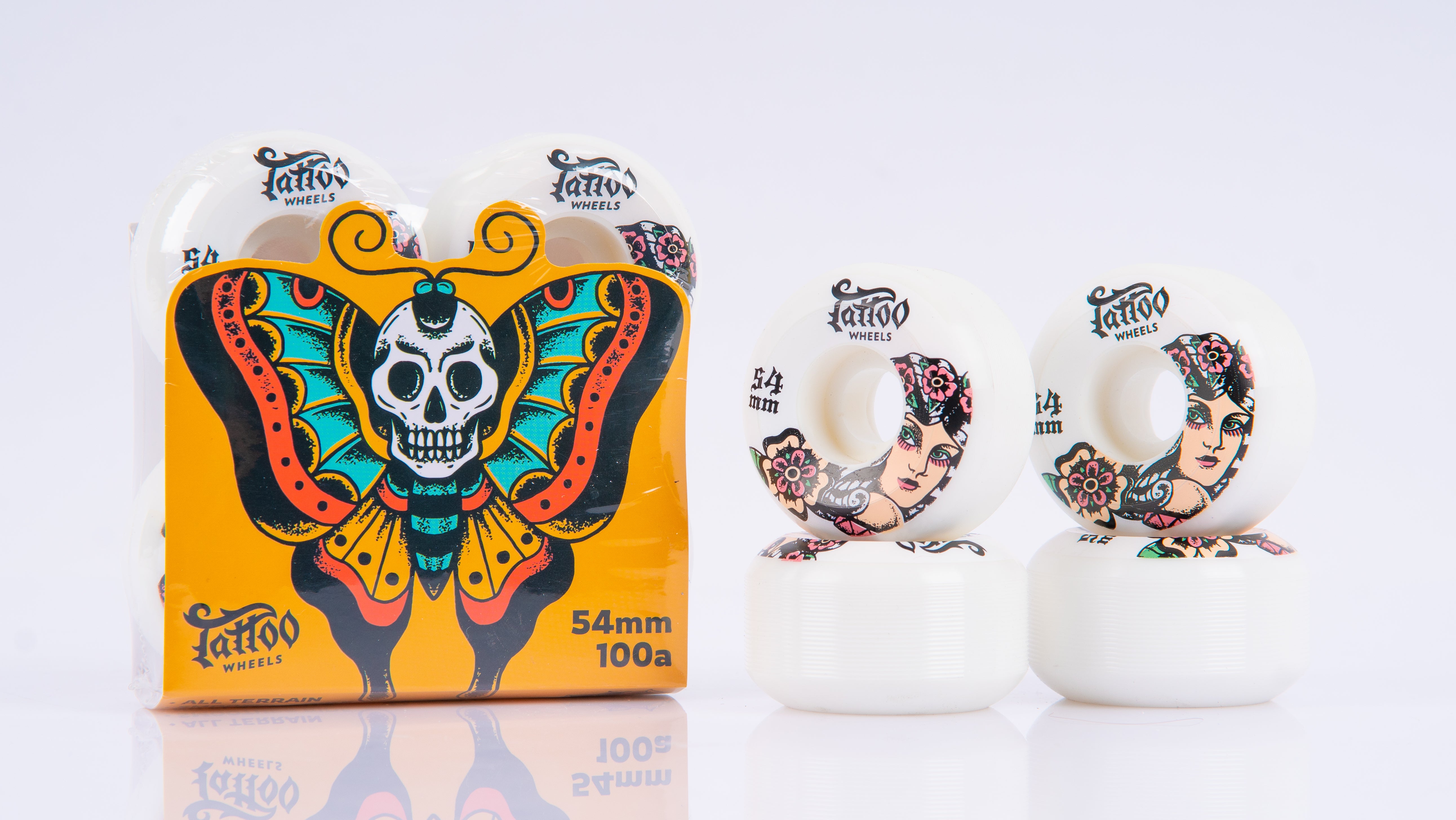 Tattoo Skateboard Wheels 54mm/ SANORITA