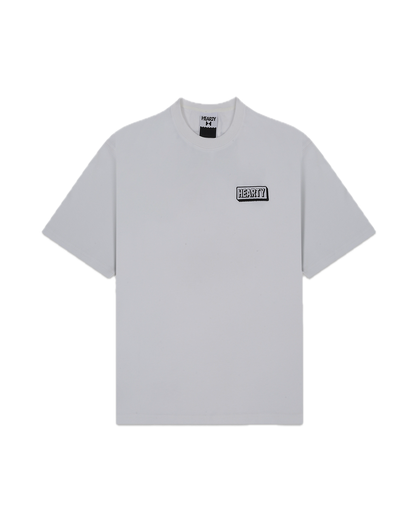 HEARTY SKATE CUSTOMS T-SHIRT - Grey (UNISEX)