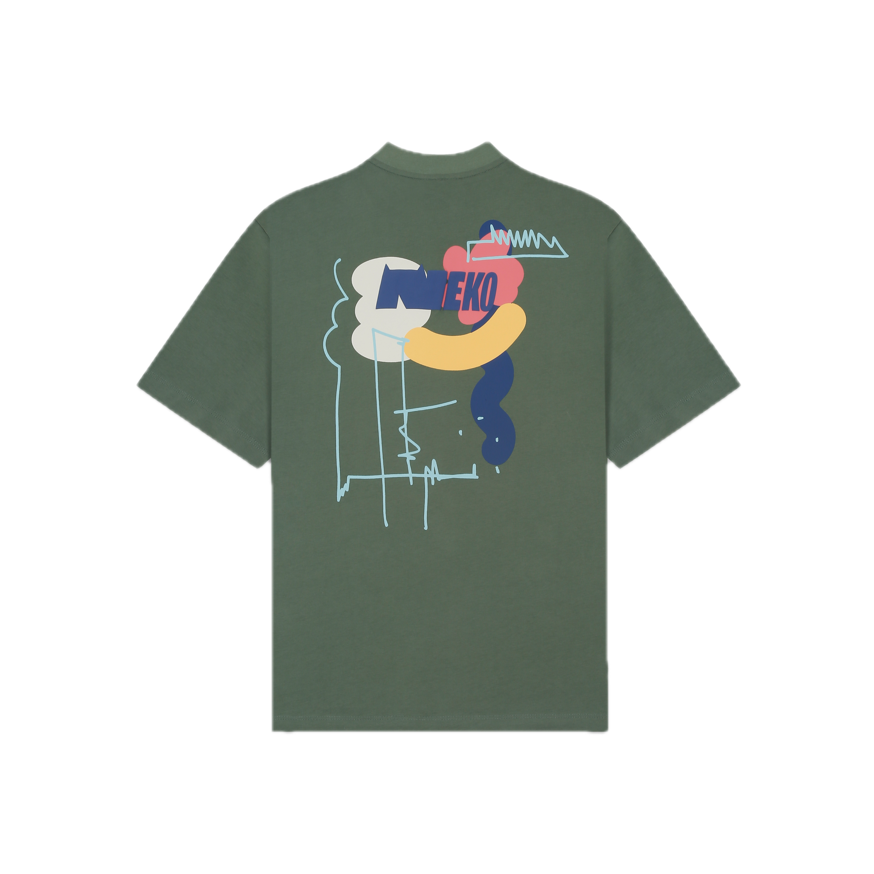 Updated Statement T-Shirt- Forest Green
