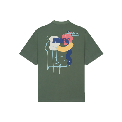 Updated Statement T-Shirt- Forest Green