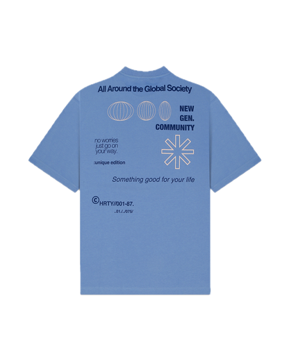 HEARTY GLOBAL COMMUNITY T-SHIRT - LILAC (UNISEX)