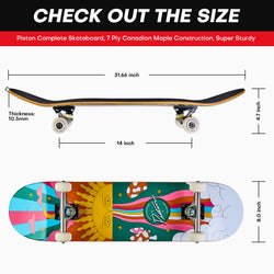 SUN - COMPLETE SKATEBOARD (Demo Piece)