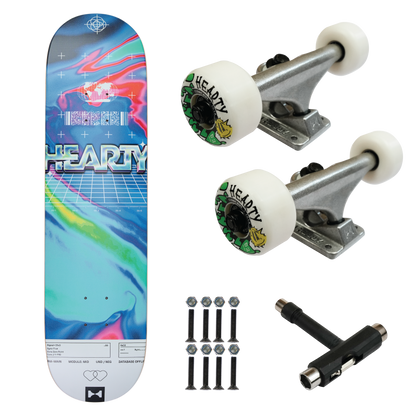 Hearty Pro-Complete Skateboard Pack- Unassembled- 8.0" & 8.25" - MOLTEN DRIFT