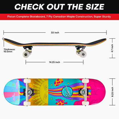 SUN 8.25- BEGNNIER SKATEBOARD