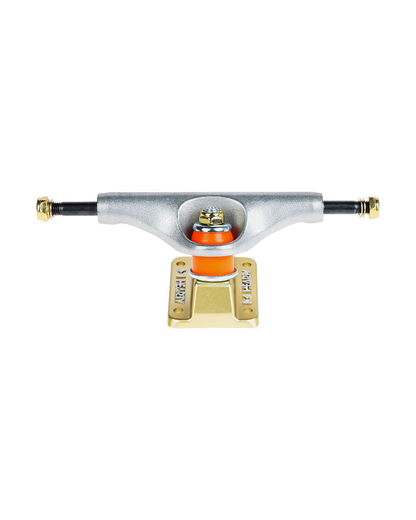 Hearty Skateboard Trucks- TorvX SERIES-  Raw/Gold