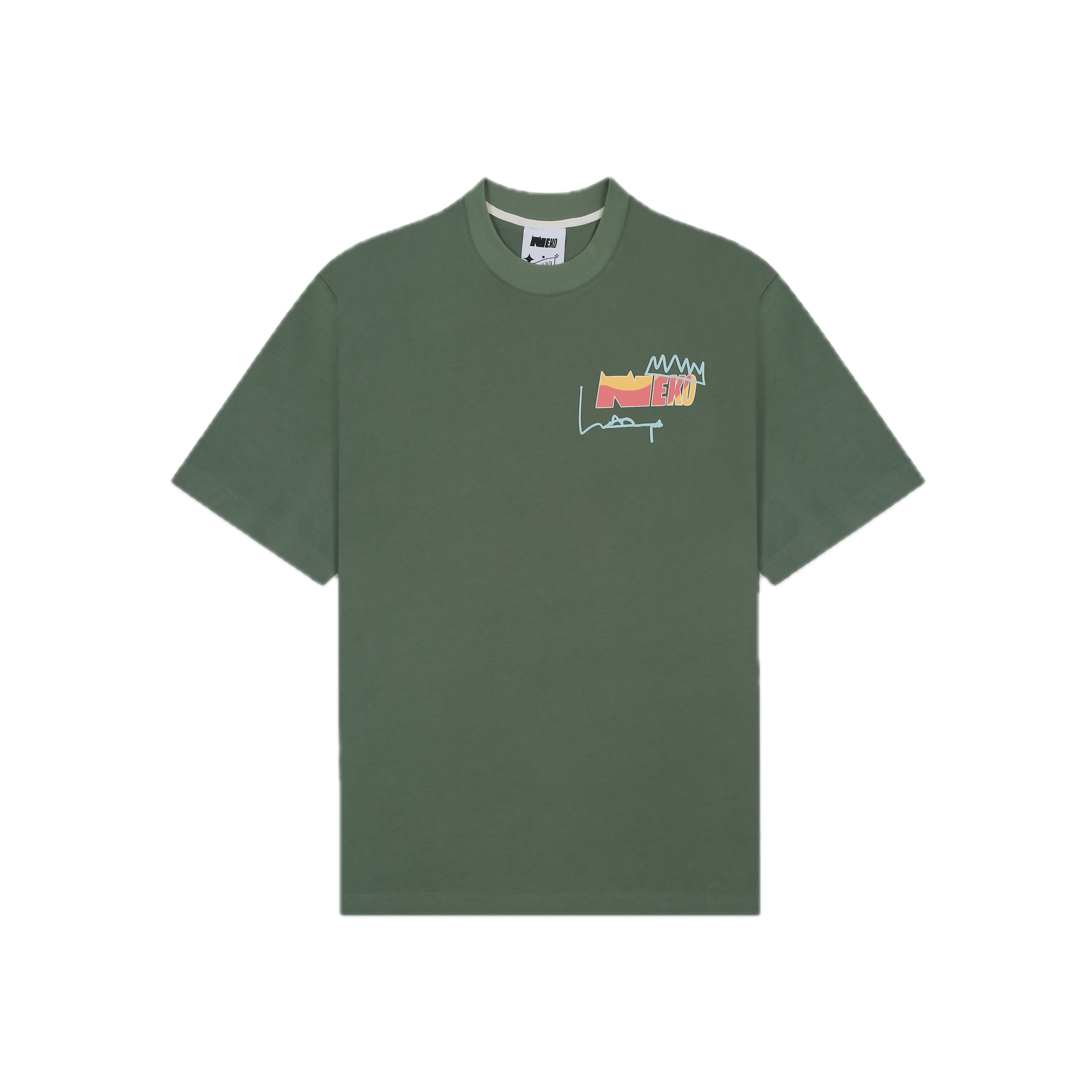 Updated Statement T-Shirt- Forest Green