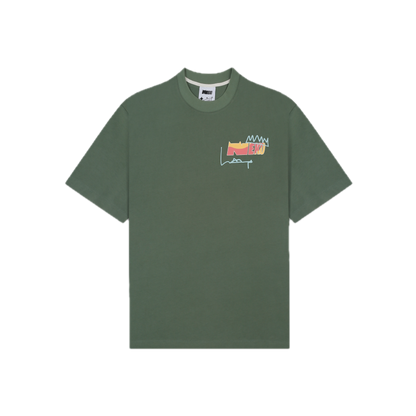 Updated Statement T-Shirt- Forest Green