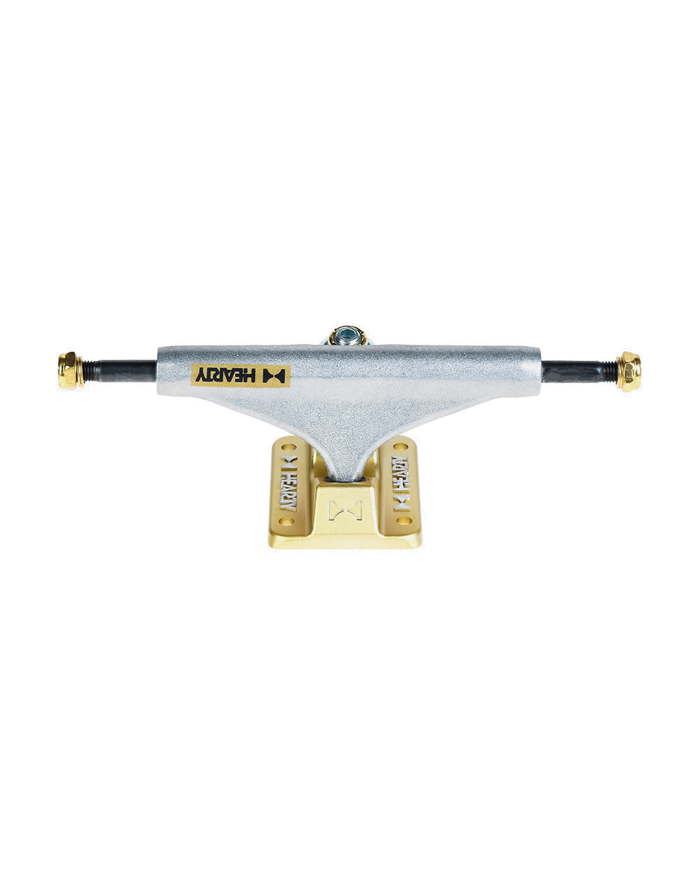 Hearty Skateboard Trucks- TorvX SERIES-  Raw/Gold