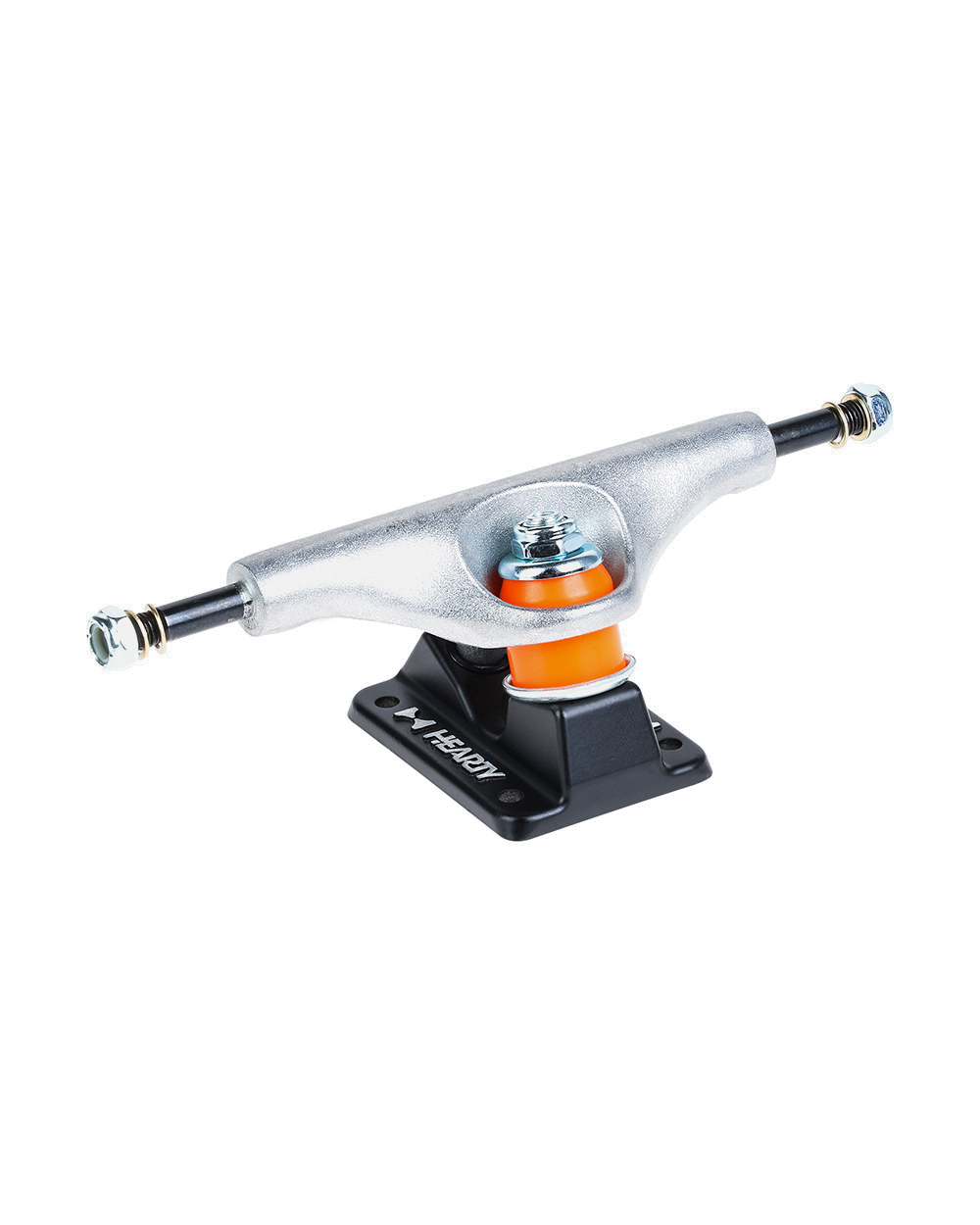 Hearty Skateboard Trucks- TorvX SERIES-  Raw/Black
