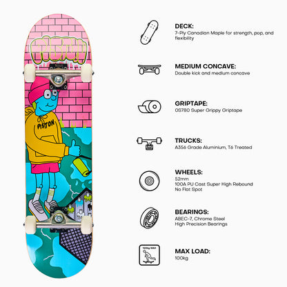 GRAFFITI 8.0- BEGNNIER SKATEBOARD