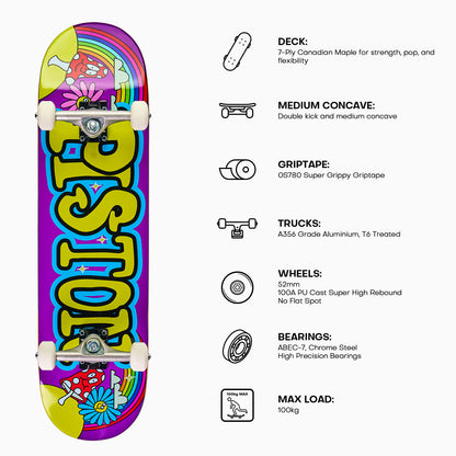 HIPPY 8.25- BEGNNIER SKATEBOARD