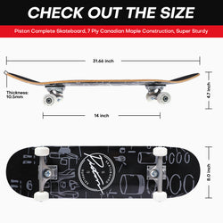 DIAGRAM I 8.0 COMPLETE SKATEBOARD