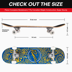 DOODLE I 8.0 COMPLETE SKATEBOARD
