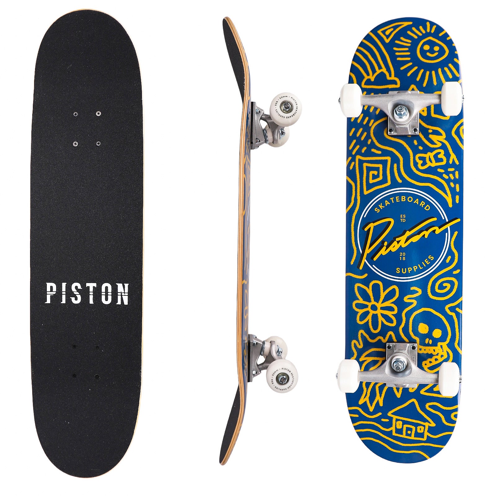 DOODLE I 8.0 COMPLETE SKATEBOARD