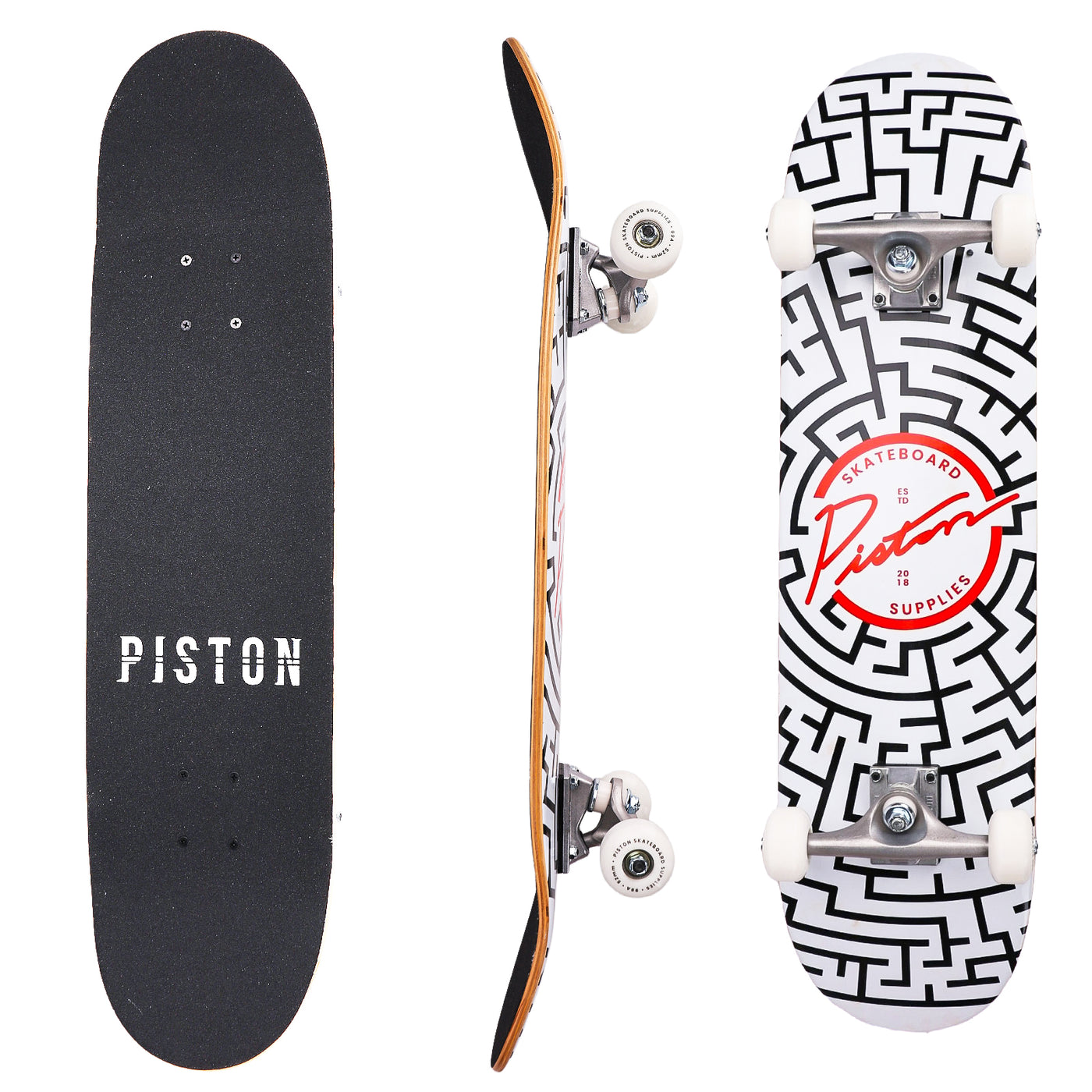MAZE I 8.0 COMPLETE SKATEBOARD