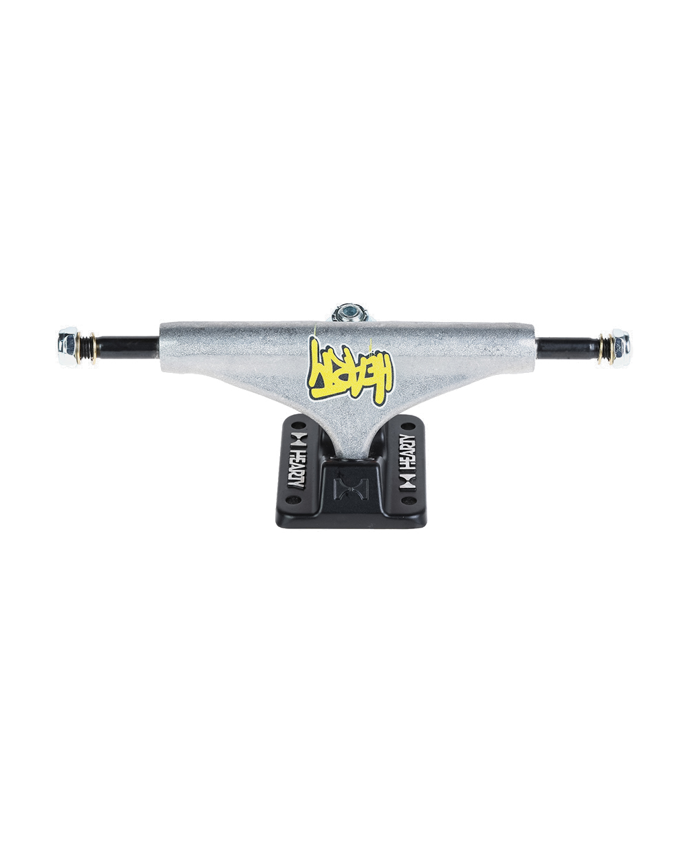 Hearty Skateboard Trucks- TorvX SERIES-  Raw/Black