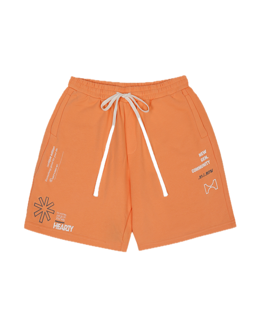 Global Society Orange Shorts