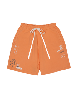 Global Society Orange Shorts