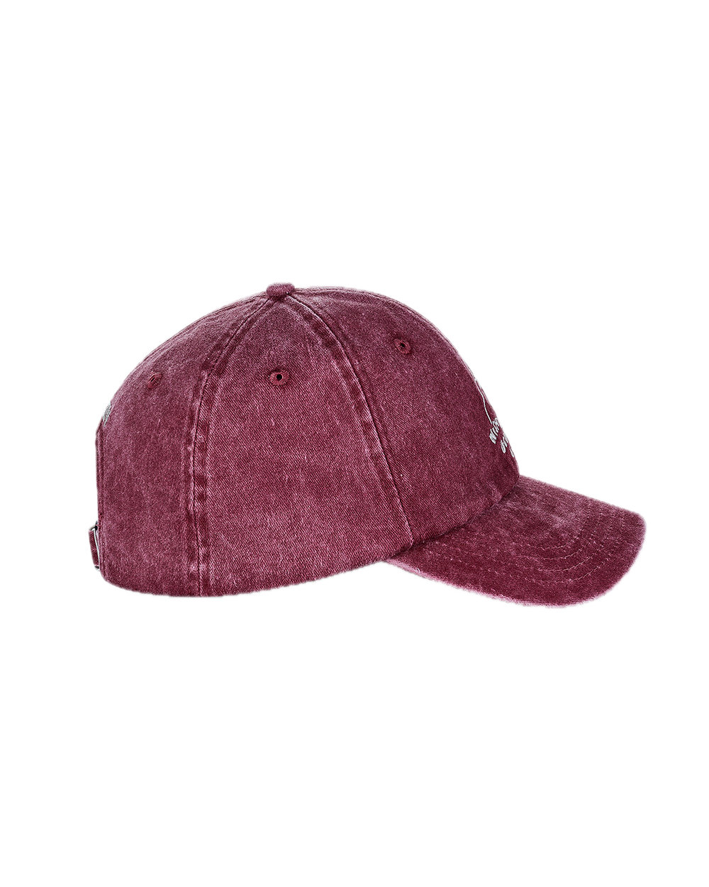 BASEBALL HAT WISH YOU GOOD LUCK- RED WASHED