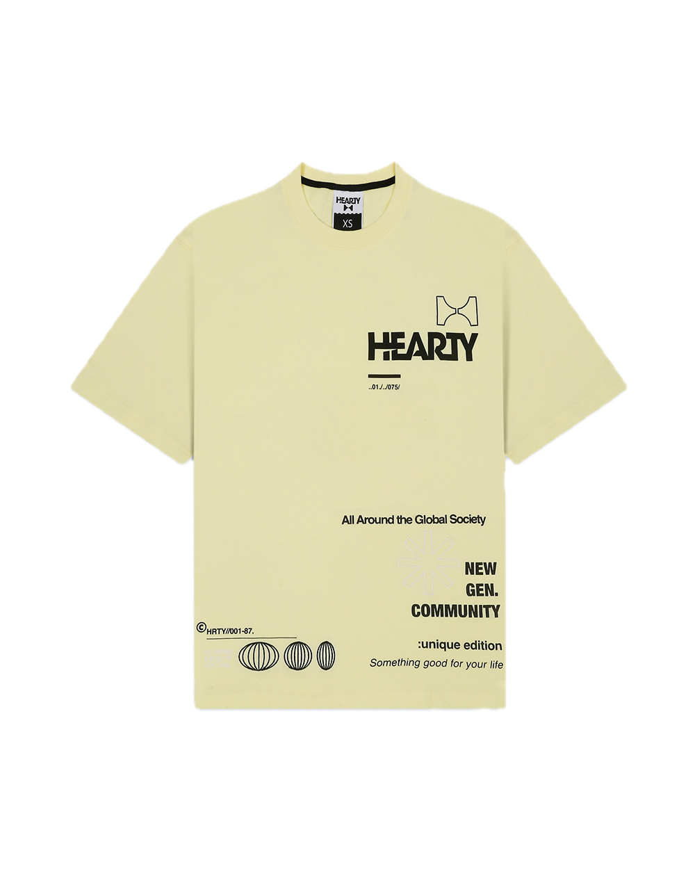 GLOBAL COMMUNITY T-SHIRT - YELLOW